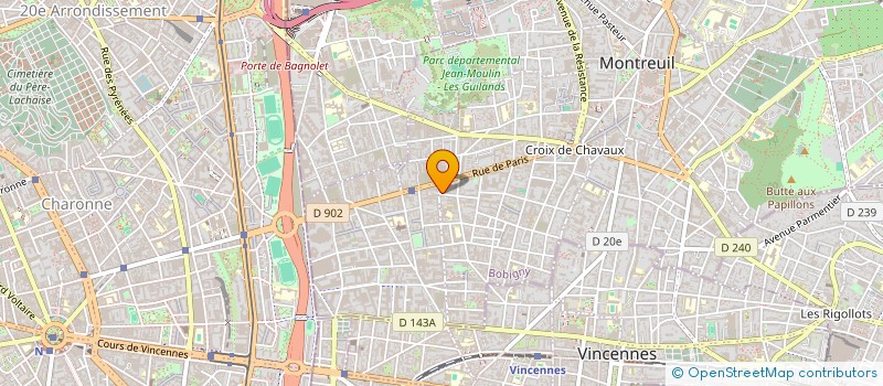 localisation de l'entreprise LOCATION SERVICE DEVELOPPEMENT à MONTREUIL