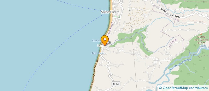 localisation de l'entreprise LOCATION SERVICE MARTINIQUE  CARBET