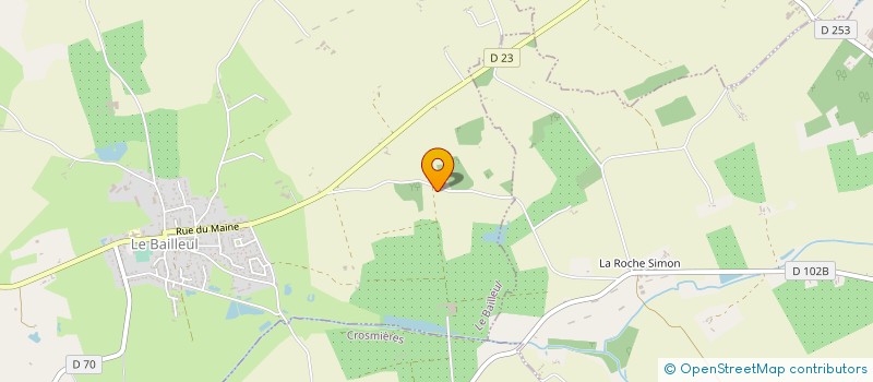 localisation de l'entreprise LOCATION SERVICES VOIRIE à LE BAILLEUL
