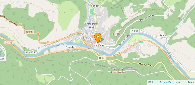 localisation de l'entreprise LOCATION ST ANTONIN NOBLE VAL  SAINT-ANTONIN-NOBLE-VAL