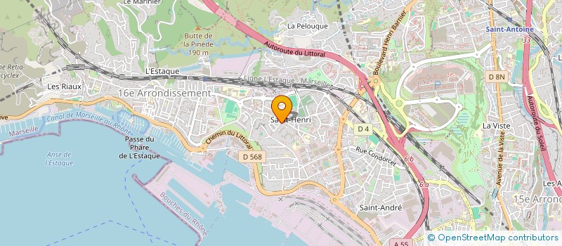 localisation de l'entreprise LOCATION ST HENRI à MARSEILLE