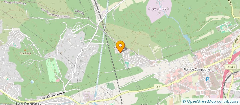 localisation de l'entreprise LOCATION STUDIO LAVOINNE/GAUTIER (LMNP) à LES PENNES-MIRABEAU