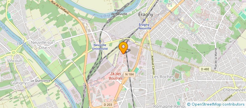 localisation de l'entreprise LOCATION TECHNIQUE INTERNATIONAL  CONFLANS-SAINTE-HONORINE