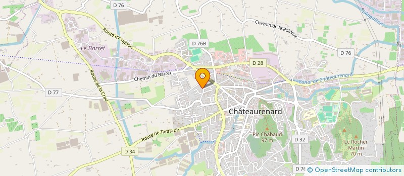 localisation de l'entreprise LOCATION TLF à CHATEAURENARD