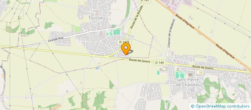 localisation de l'entreprise LOCATION TOUSSIEU MAISON FAMILIALE  TOUSSIEU