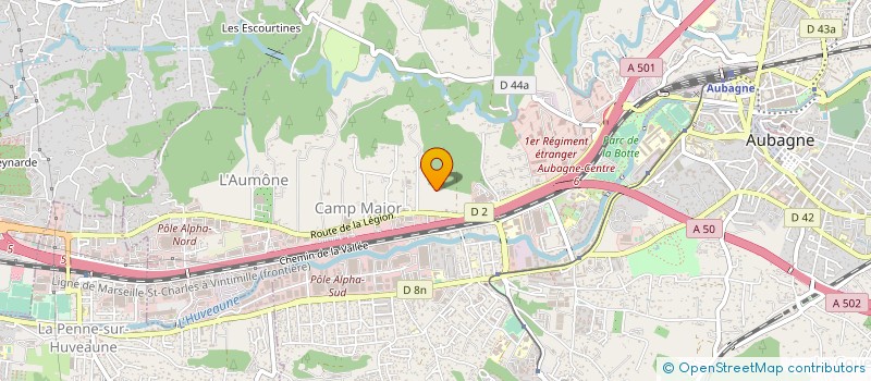 localisation de l'entreprise LOCATION TRACTO PELLE à AUBAGNE
