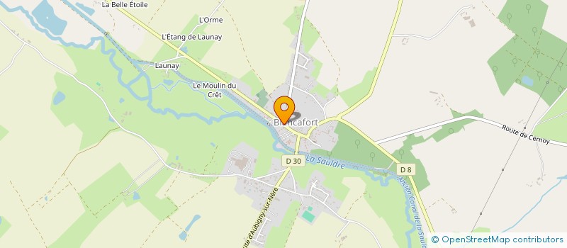 localisation de l'entreprise LOCATION-TRAITEUR'S BOUTIN  BLANCAFORT