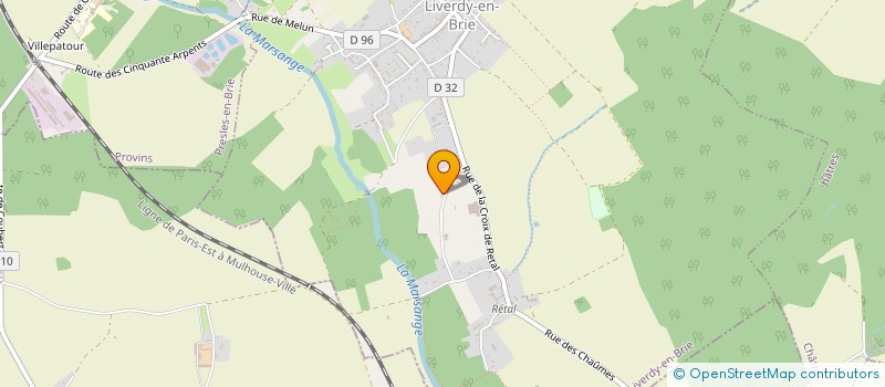 localisation de l'entreprise LOCATION TRANSPORT LIVERDOIS  LIVERDY-EN-BRIE