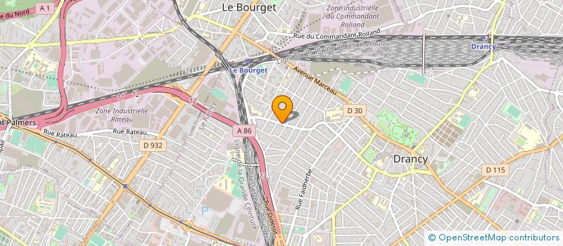 localisation de l'entreprise LOCATION TRANSPORT TERRASSEMENT à DRANCY