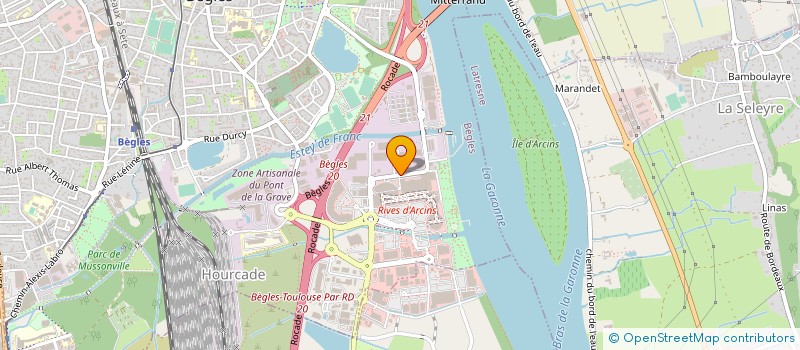 localisation de l'entreprise LOCATION TRANSPORTS IZARET AQUITAINE à BEGLES