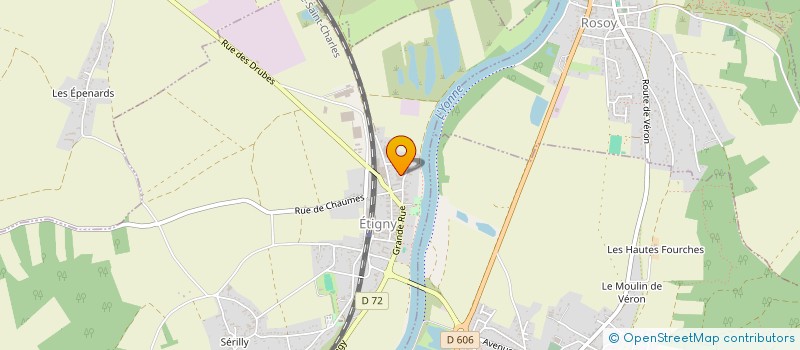 localisation de l'entreprise LOCATION TRANSPORTS PUBLICS PRIVES 89 à ETIGNY