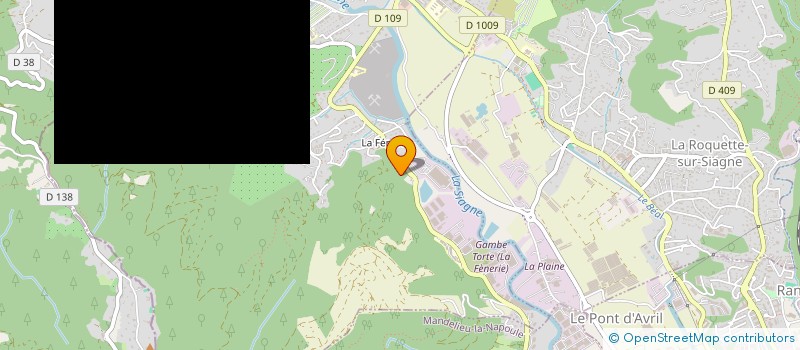 localisation de l'entreprise LOCATION TRANSPORTS VAROIS  PEGOMAS