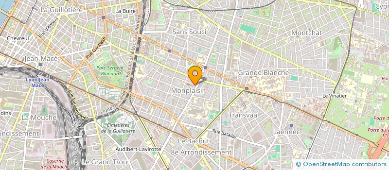 localisation de l'entreprise LOCATION TROUILHET  LYON