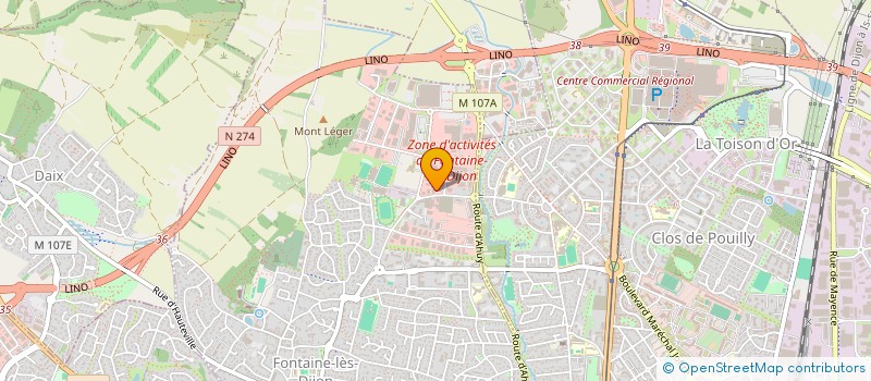 localisation de l'entreprise LOCATION UTILITAIRES 21 à LONGVIC