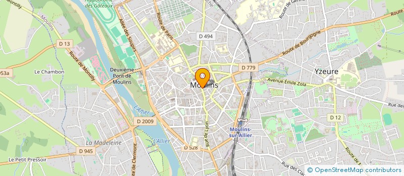 localisation de l'entreprise LOCATION VACANCES ALLIER  MOULINS