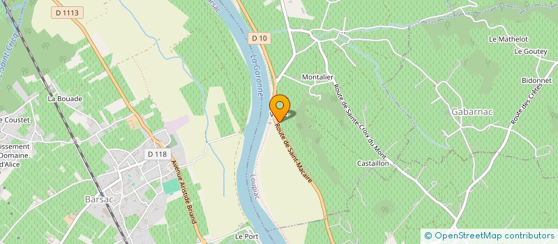 localisation de l'entreprise LOCATION VEHICULES 33  LOUPIAC