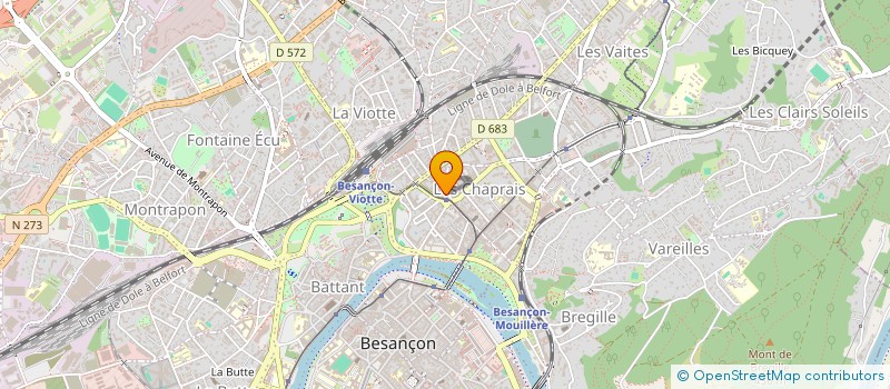 localisation de l'entreprise LOCATION VEHICULES SERVICES à BESANCON