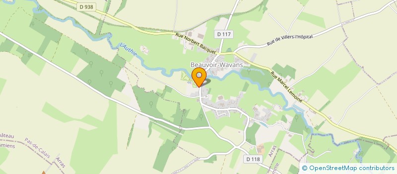 localisation de l'entreprise LOCATION VEHICULES TRAVAUX PUBLICS  BEAUVOIR-WAVANS