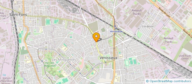 localisation de l'entreprise LOCATION VENISSIEUX  VENISSIEUX