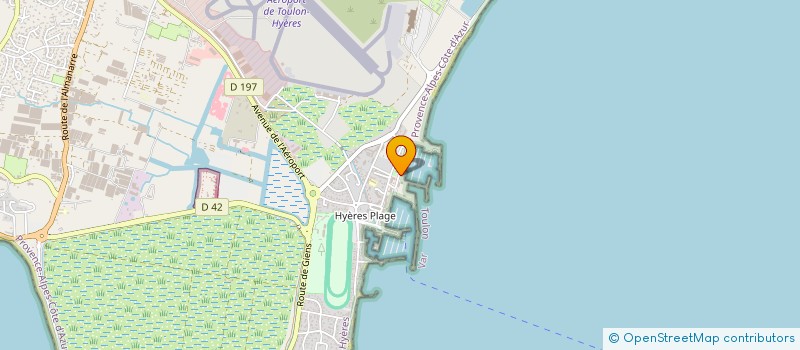 localisation de l'entreprise LOCATION VOILE GESTION à HYERES