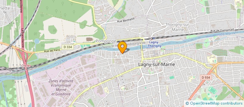 localisation de l'entreprise LOCATIONDESBERGES  LAGNY-SUR-MARNE