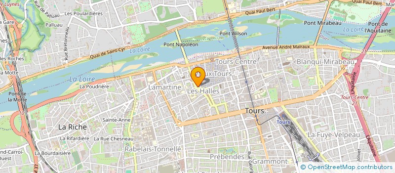 localisation de l'entreprise LOCATIONS + à TOURS