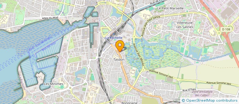 localisation de l'entreprise LOCATIONS ALCYON  LA ROCHELLE