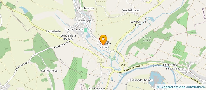 localisation de l'entreprise LOCATIONS CUBERES GOUPIL  MAZANGE