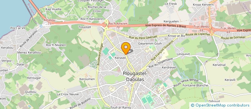 localisation de l'entreprise LOCATIONS DE PLOUGASTEL  PLOUGASTEL-DAOULAS