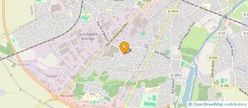 localisation de l'entreprise LOCATIONS DES 4 SAISONS à LUISANT