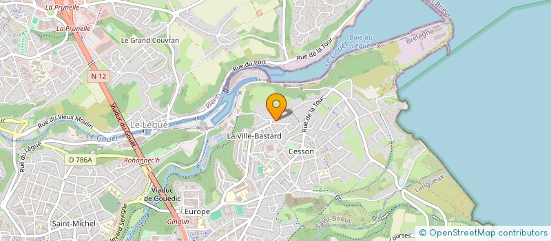 localisation de l'entreprise LOCATIONS EVARD / MARTIN à SAINT-BRIEUC