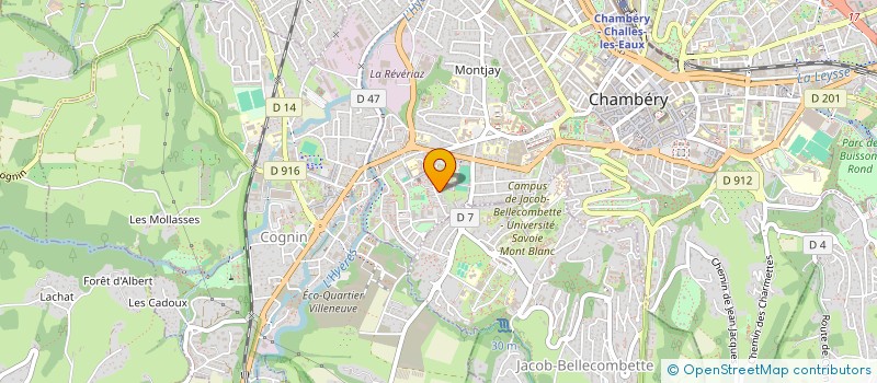 localisation de l'entreprise LOCATIONS HENNO FRERES  CHAMBERY