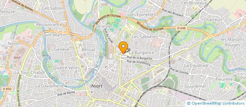 localisation de l'entreprise LOCATIONS HIRET-PERLADE  NIORT