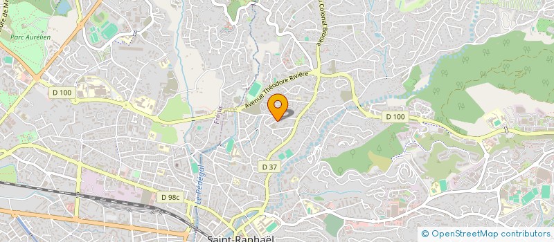 localisation de l'entreprise LOCATIONS INDIVISION ROBIN  SAINT-RAPHAEL