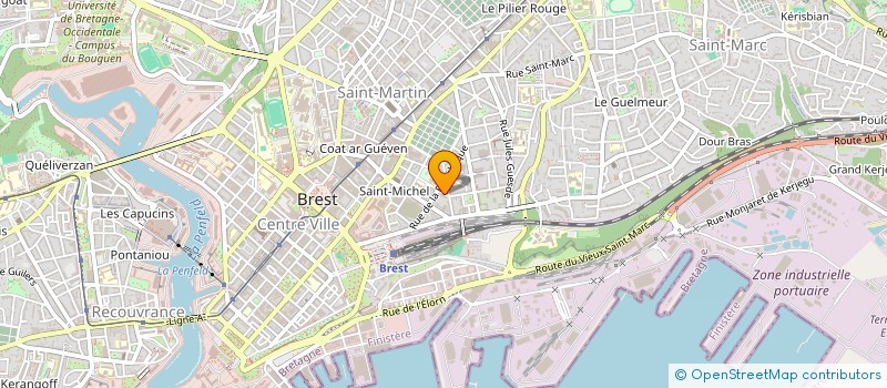 localisation de l'entreprise LOCATIONS TEMPO à BREST