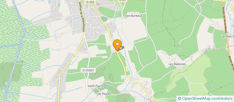 localisation de l'entreprise LOCATIONS TRANSPORTS PENAUD LTP  SAINT-AUBIN-DE-BLAYE