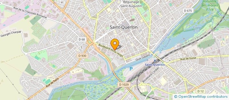 localisation de l'entreprise LOCATIONSAINTECATHERINE25 à SAINT-QUENTIN