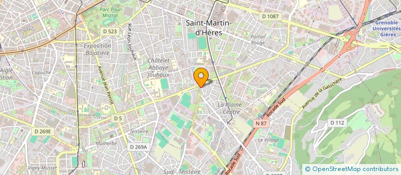 localisation de l'entreprise LOCATIONSMH  SAINT-MARTIN-D'HERES