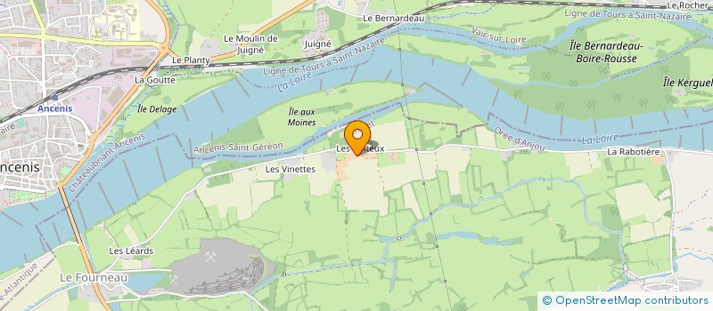 localisation de l'entreprise LOCATIS  OREE-D'ANJOU