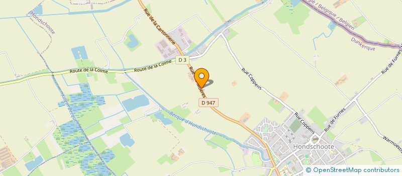 localisation de l'entreprise LOCATIX  HONDSCHOOTE