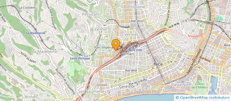 localisation de l'entreprise LOCATOOLS à NICE
