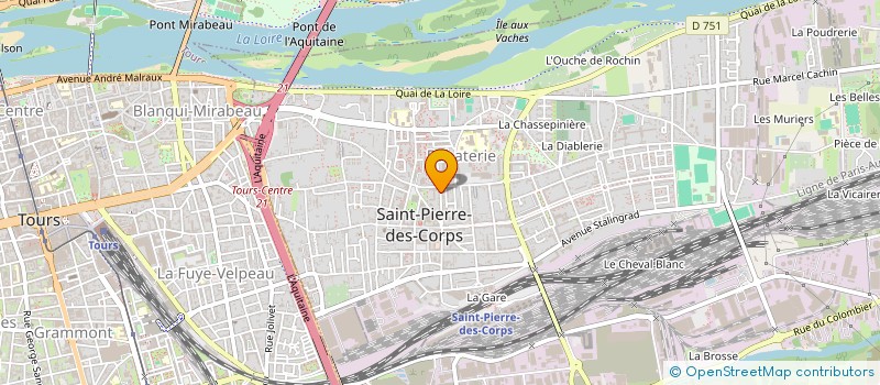 localisation de l'entreprise LOCATOUR  SAINT-PIERRE-DES-CORPS