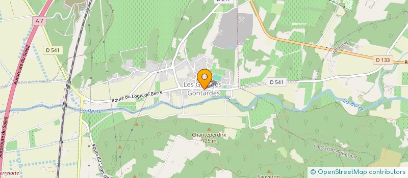 localisation de l'entreprise LOCATOURRETTES  LES GRANGES-GONTARDES