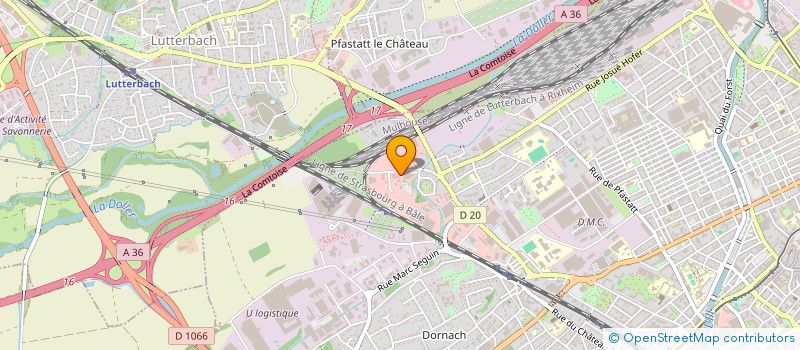 localisation de l'entreprise LOCATOUT à MULHOUSE
