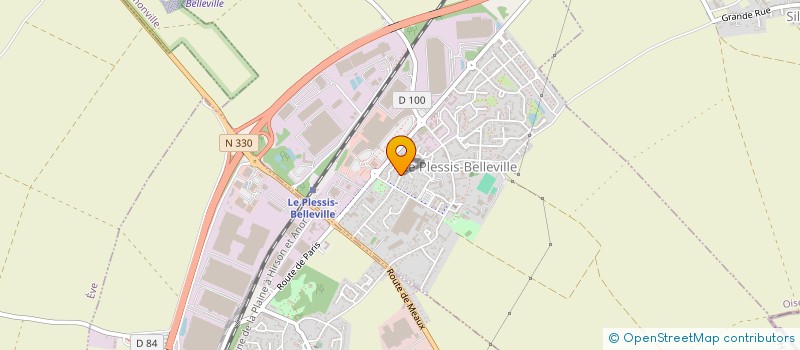 localisation de l'entreprise LOCATRANQUILLE  LE PLESSIS-BELLEVILLE