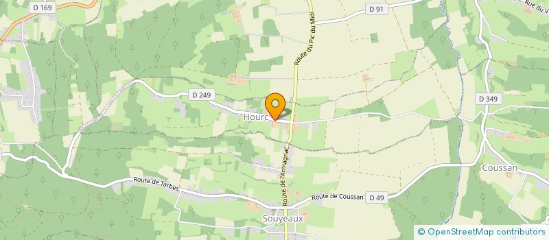 localisation de l'entreprise LOCATRANS à HOURC