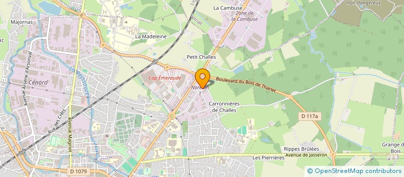localisation de l'entreprise LOCATRANS à BOURG-EN-BRESSE