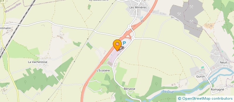 localisation de l'entreprise LOCATRANS 86 à VALENCE-EN-POITOU