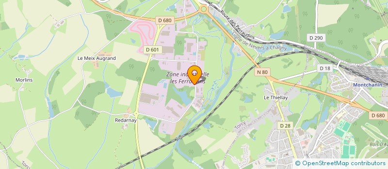 localisation de l'entreprise LOCATRANS GENELARDAIS à TORCY