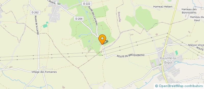 localisation de l'entreprise LOCATRAVEL  BRICQUEBOSQ